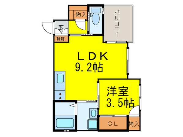 EASE.Minato eastの物件間取画像